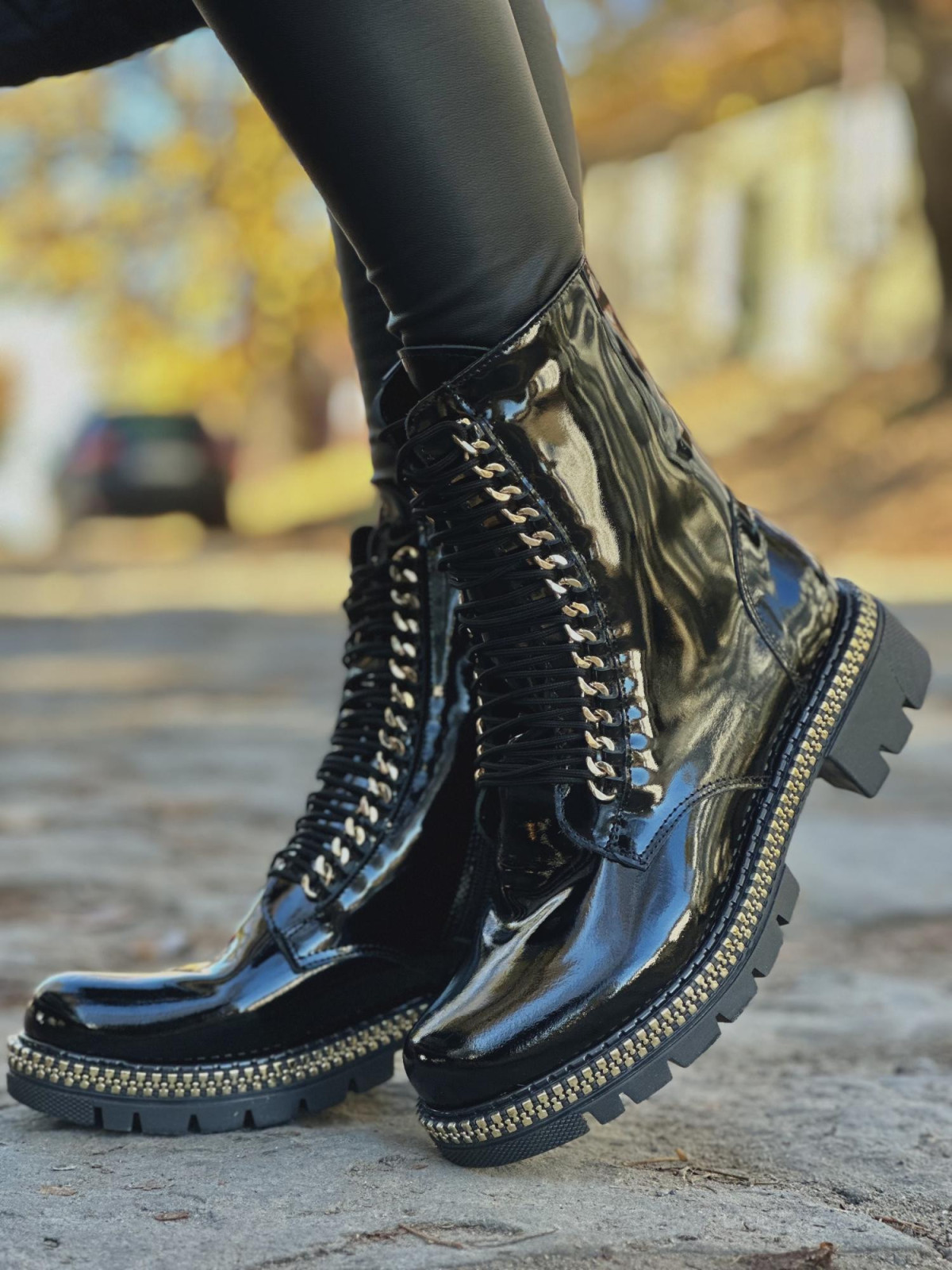 Botki skórzane OLEKSY Polskiej produkcji