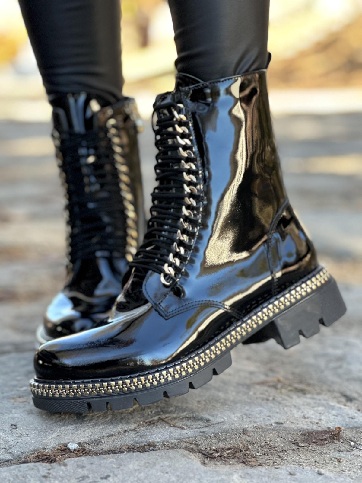 Botki skórzane OLEKSY Polskiej produkcji