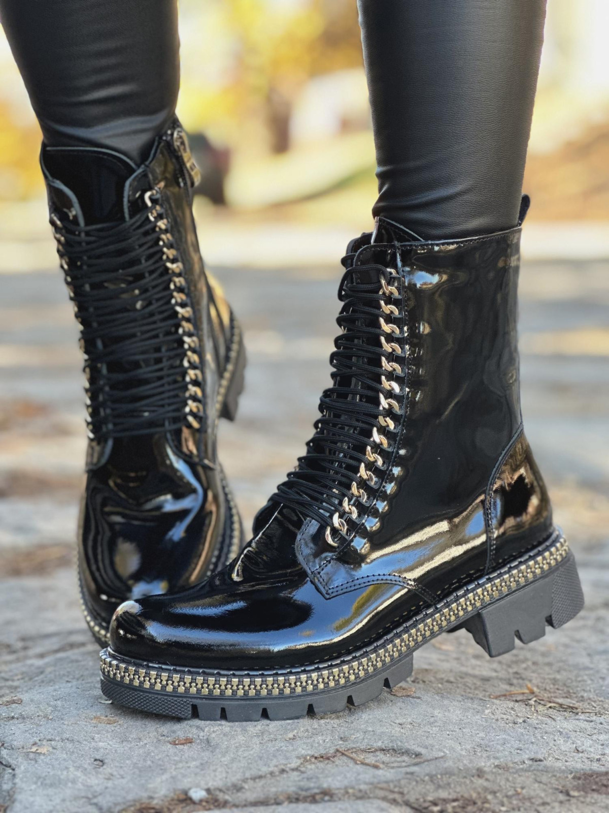 Botki skórzane OLEKSY Polskiej produkcji