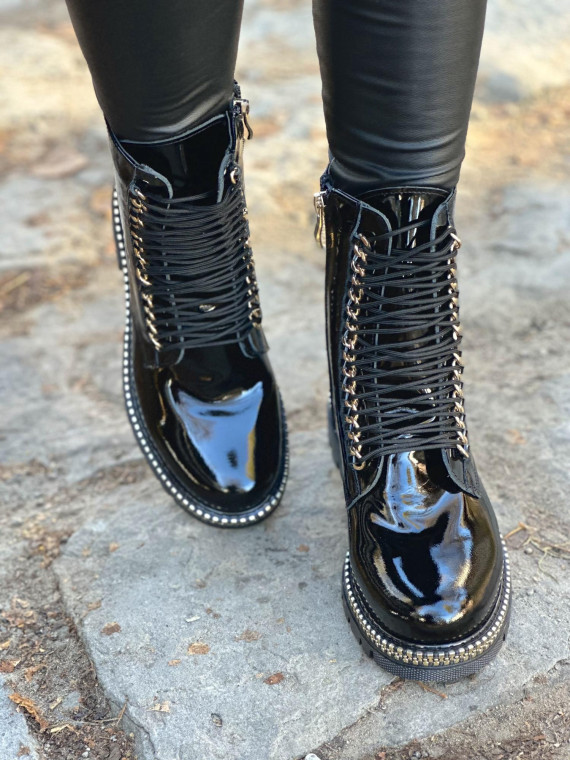 Botki skórzane OLEKSY Polskiej produkcji