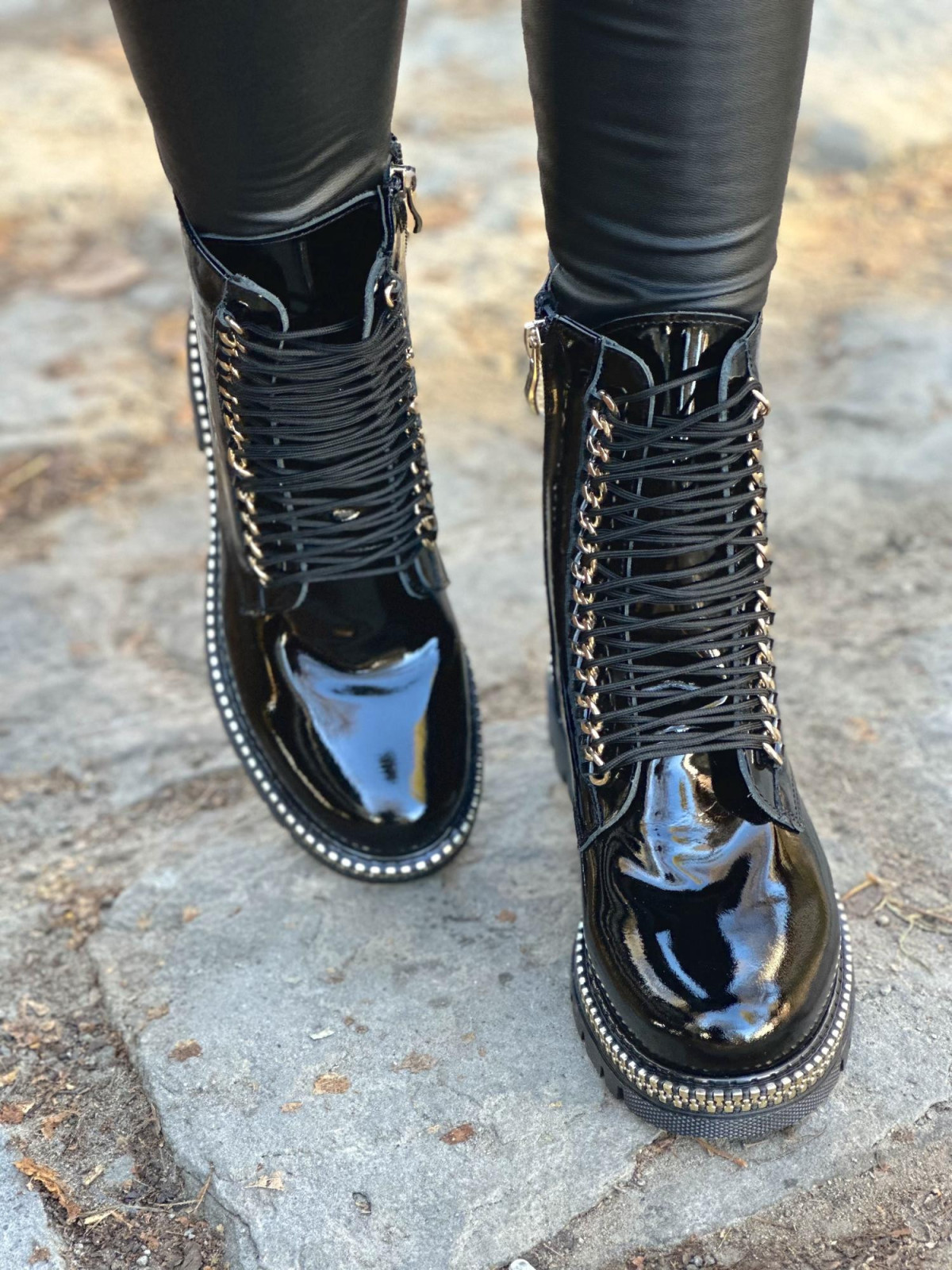 Botki skórzane OLEKSY Polskiej produkcji