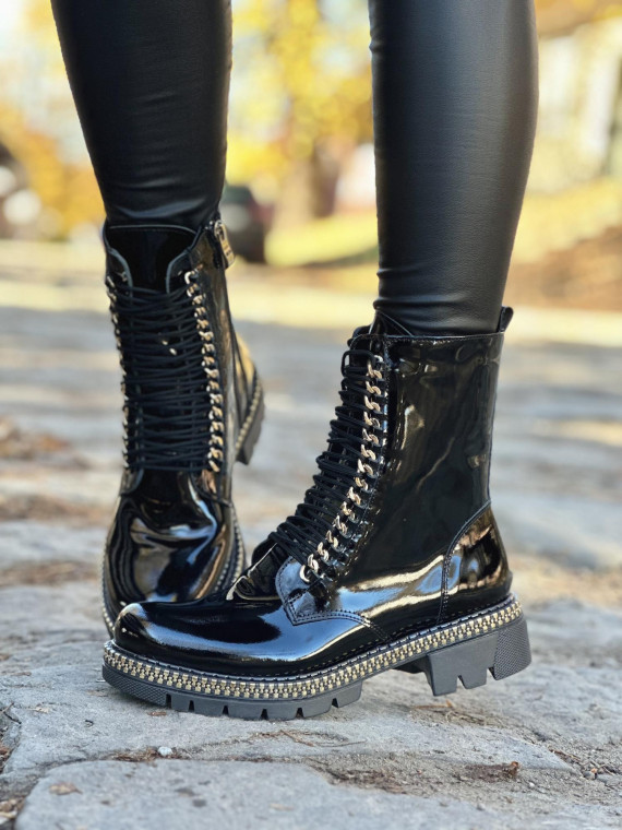 Botki skórzane OLEKSY Polskiej produkcji