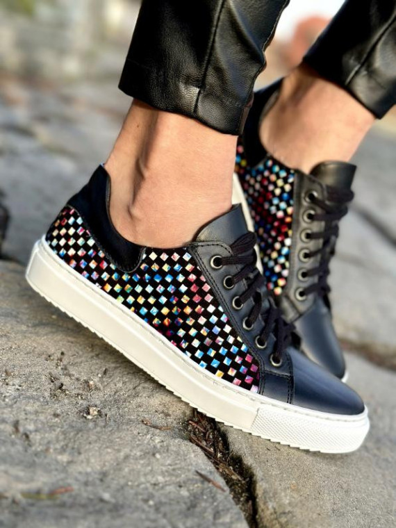 Trampki damskie skórzane