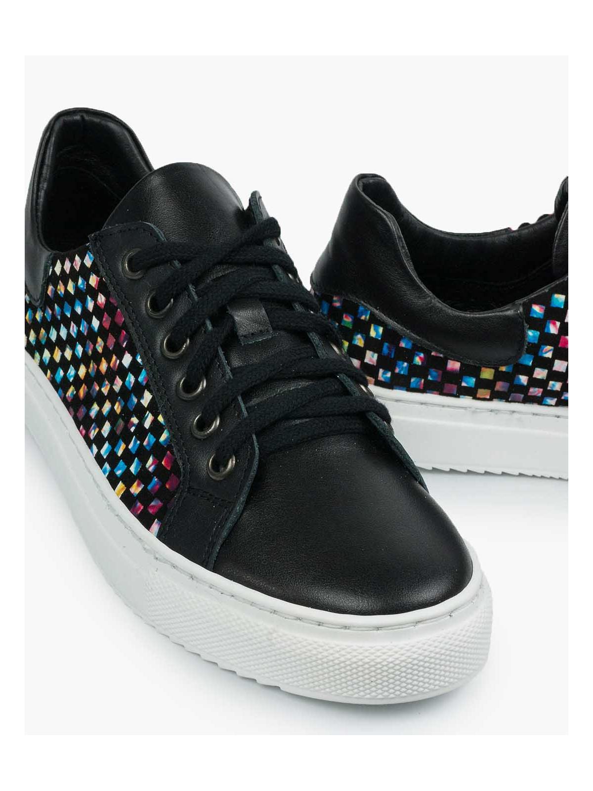 Trampki damskie skórzane