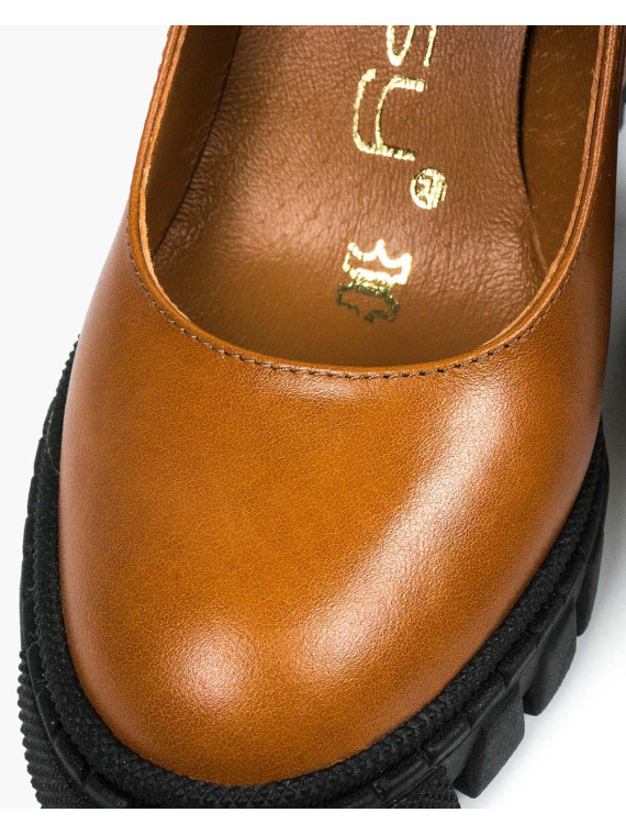 Rude półbuty damskie skórzane