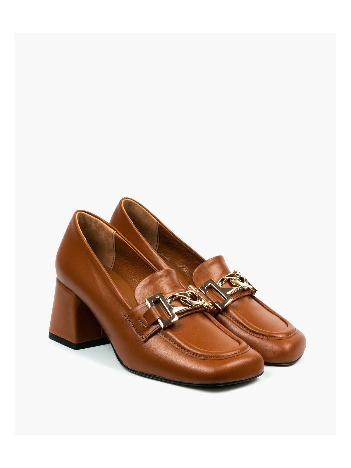 Rude półbuty damskie skórzane