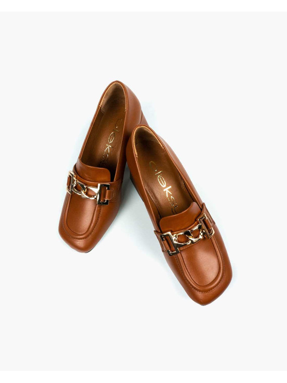 Rude półbuty damskie skórzane