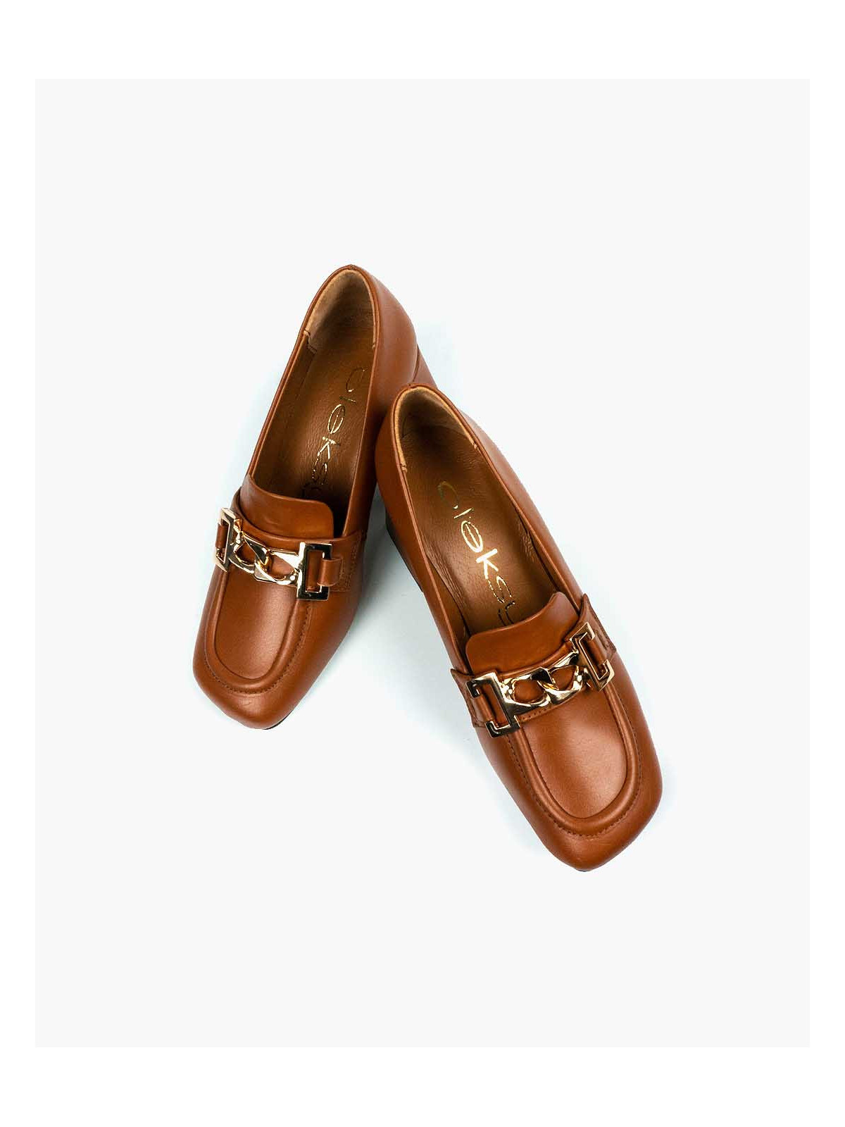 Rude półbuty damskie skórzane