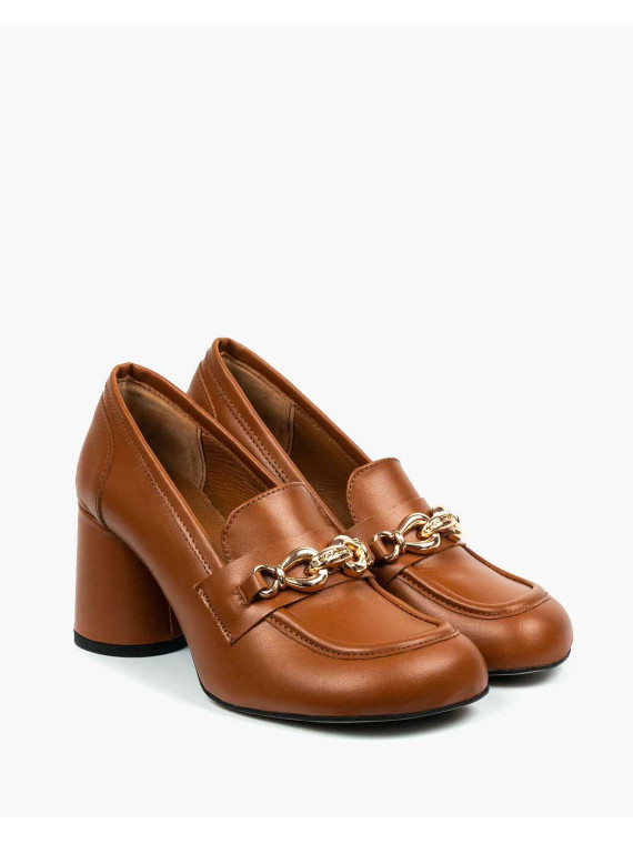 Rude półbuty damskie skórzane