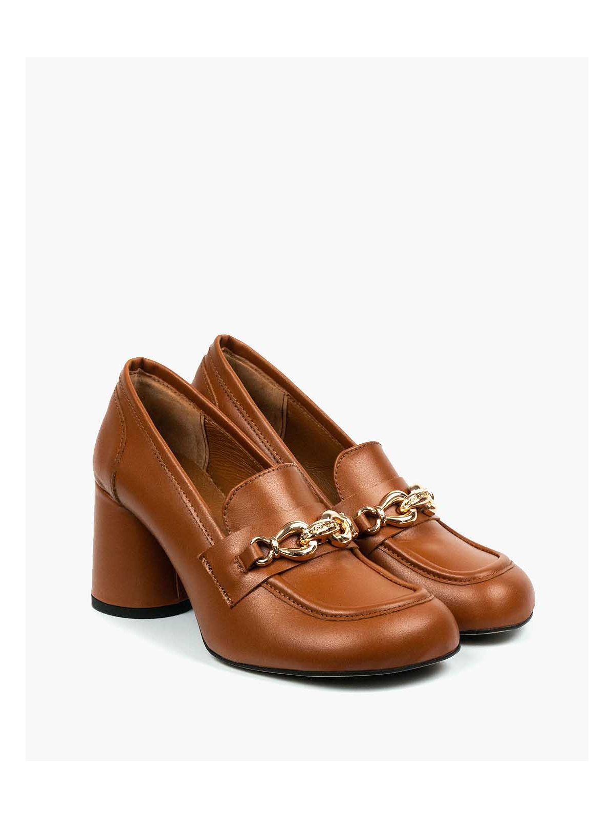 Rude półbuty damskie skórzane