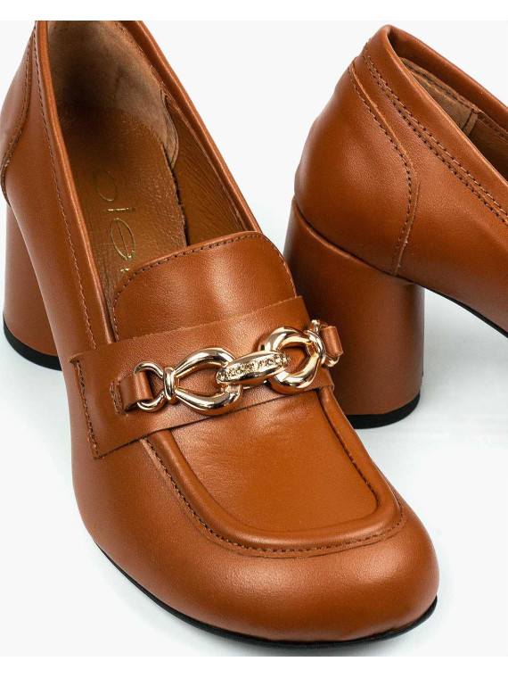 Rude półbuty damskie skórzane