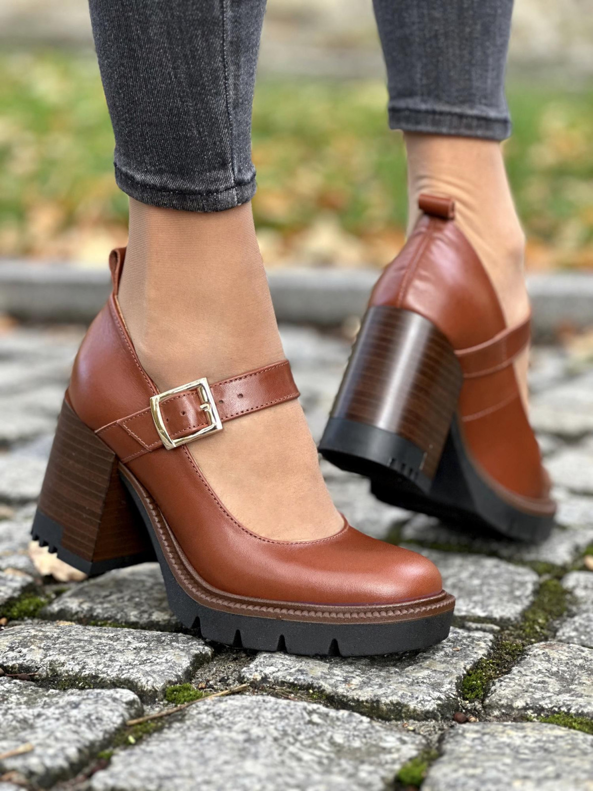 Półbuty OLEKSY z naturalnej skóry, Polskiej produkcji