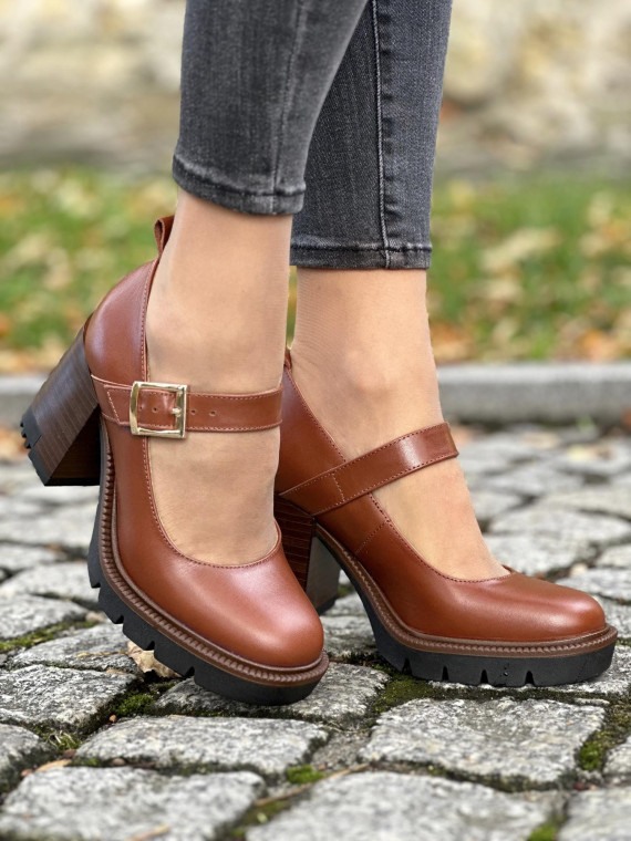 Półbuty OLEKSY z naturalnej skóry, Polskiej produkcji