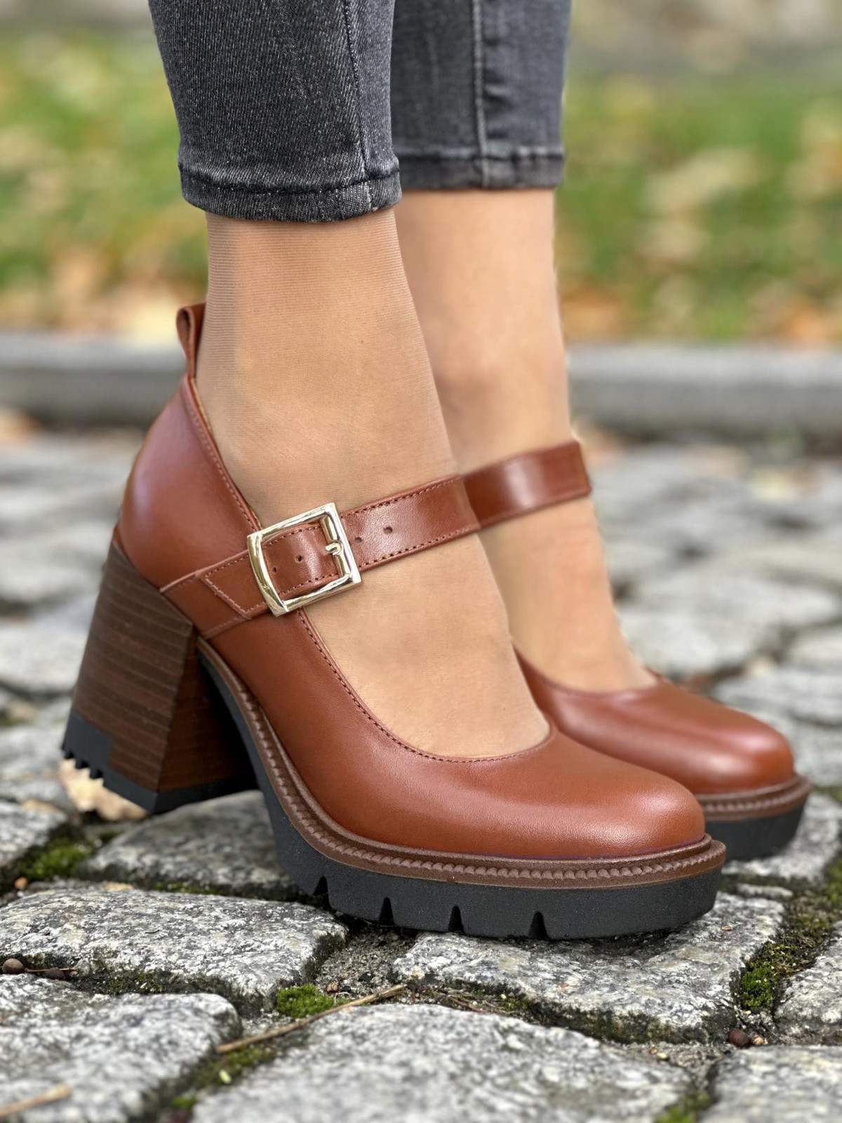 Półbuty OLEKSY z naturalnej skóry, Polskiej produkcji