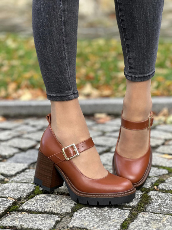 Półbuty OLEKSY z naturalnej skóry, Polskiej produkcji