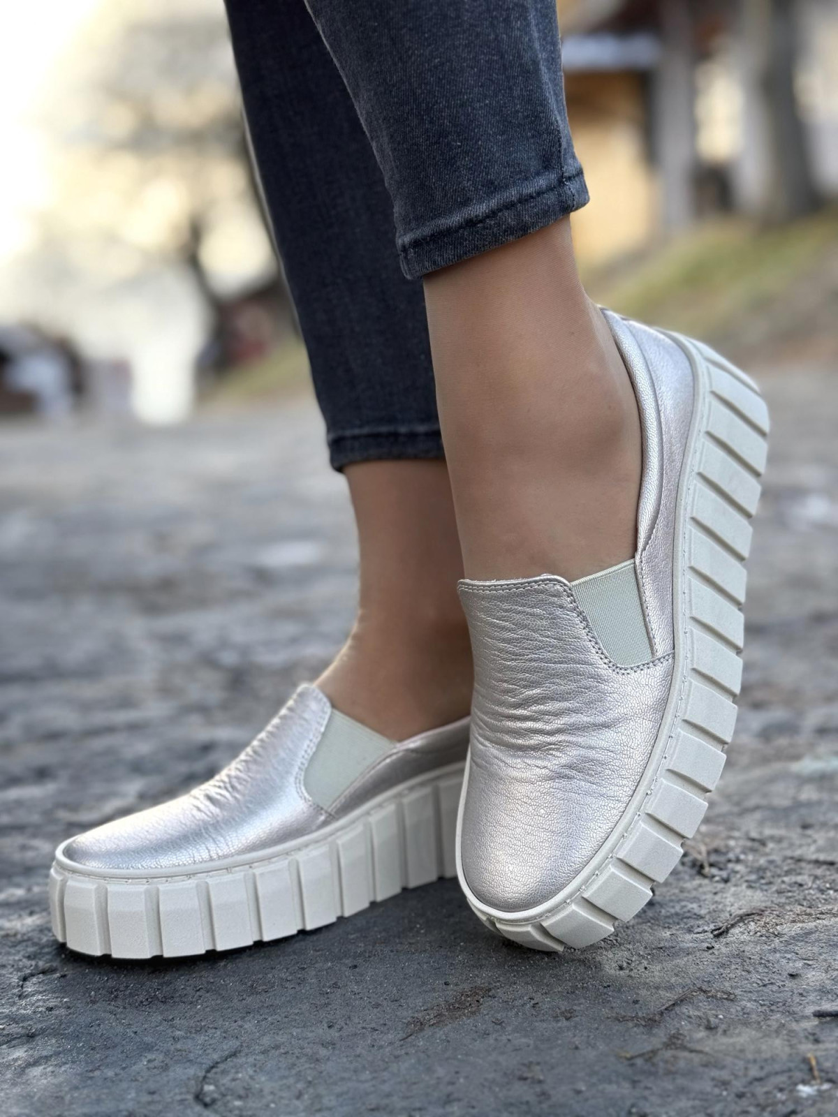 Półbuty damskie OLEKSY ze skóry naturalnej Polskiej produkcji