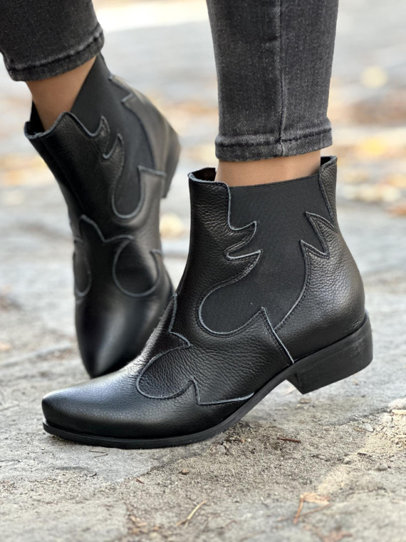 Kowbojki ze skóry OLEKSY Polskiej produkcji