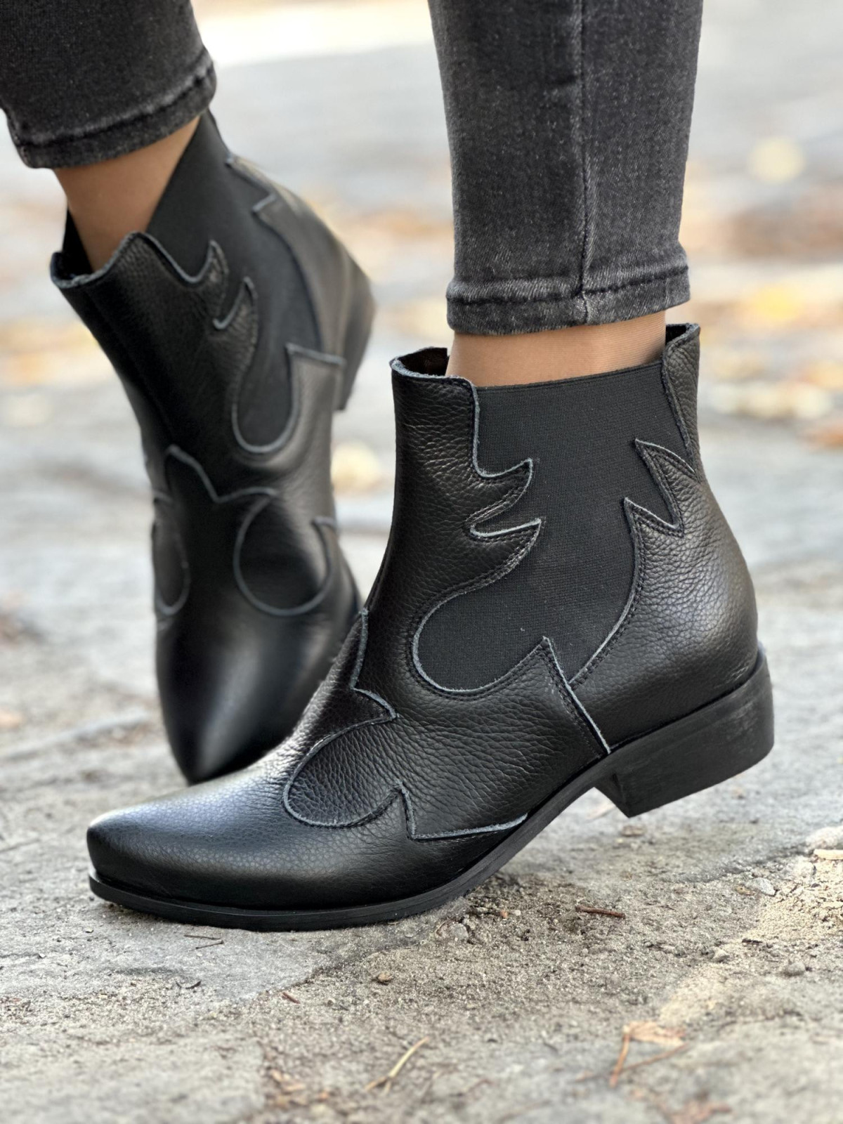 Kowbojki ze skóry OLEKSY Polskiej produkcji