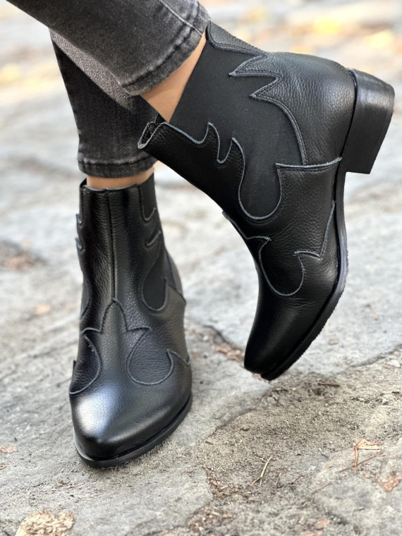 Kowbojki ze skóry OLEKSY Polskiej produkcji