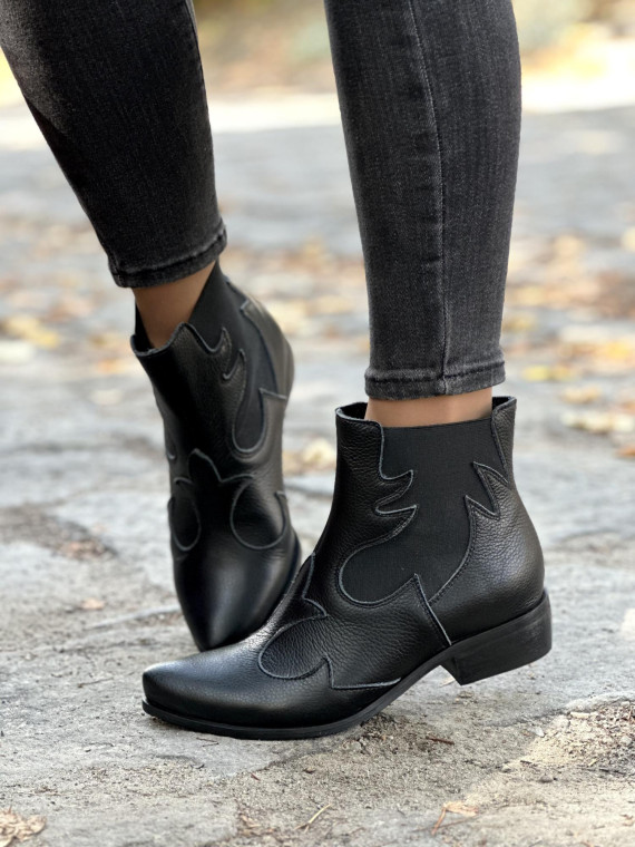 Kowbojki ze skóry OLEKSY Polskiej produkcji