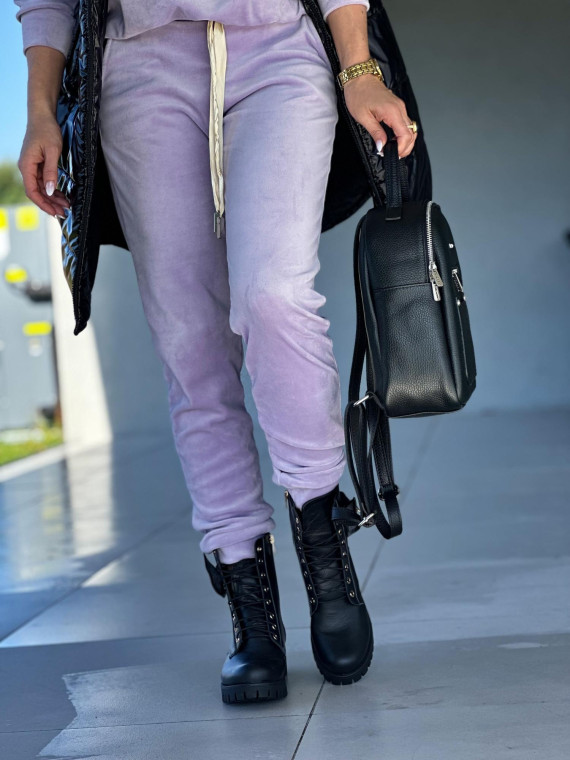 Czarny plecak damski skórzany