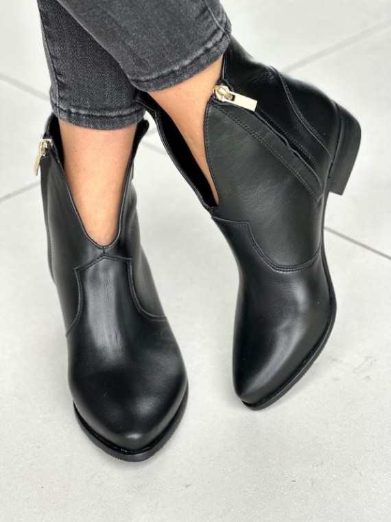 Eleganckie skórzane botki OLEKSY Polskiej produkcji