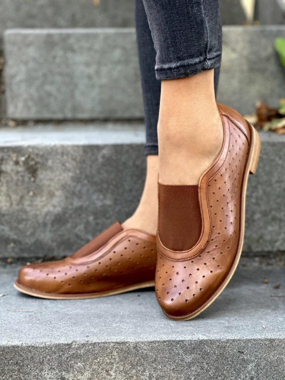 Eleganckie półbuty OLEKSY ze skóry Polskiej produkcji