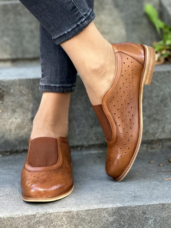 Eleganckie półbuty OLEKSY ze skóry Polskiej produkcji