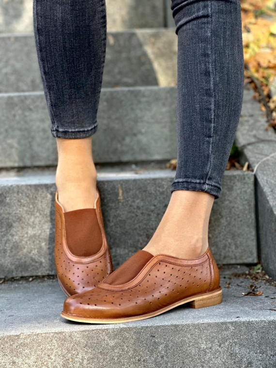 Eleganckie półbuty OLEKSY ze skóry Polskiej produkcji