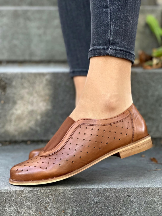 Eleganckie półbuty OLEKSY ze skóry Polskiej produkcji