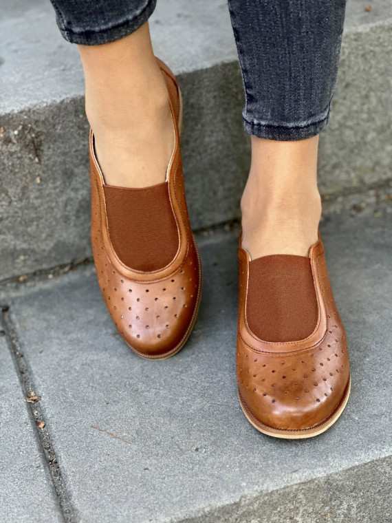 Eleganckie półbuty OLEKSY ze skóry Polskiej produkcji