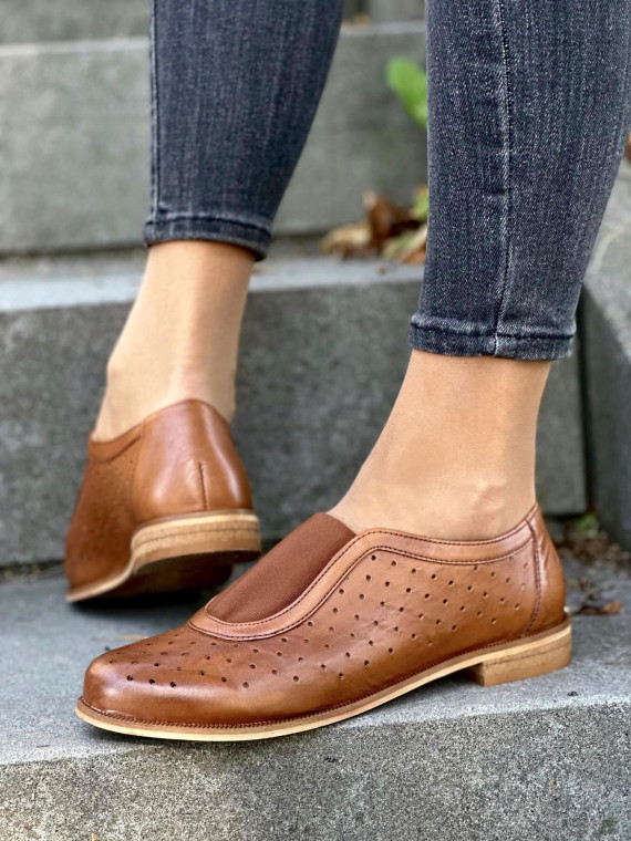 Eleganckie półbuty OLEKSY ze skóry Polskiej produkcji