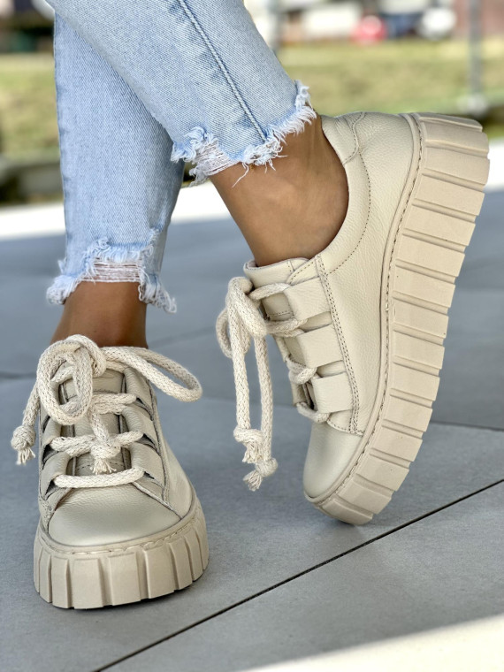 Bezowe-trampki-damskie-skorzane-OLEKSY