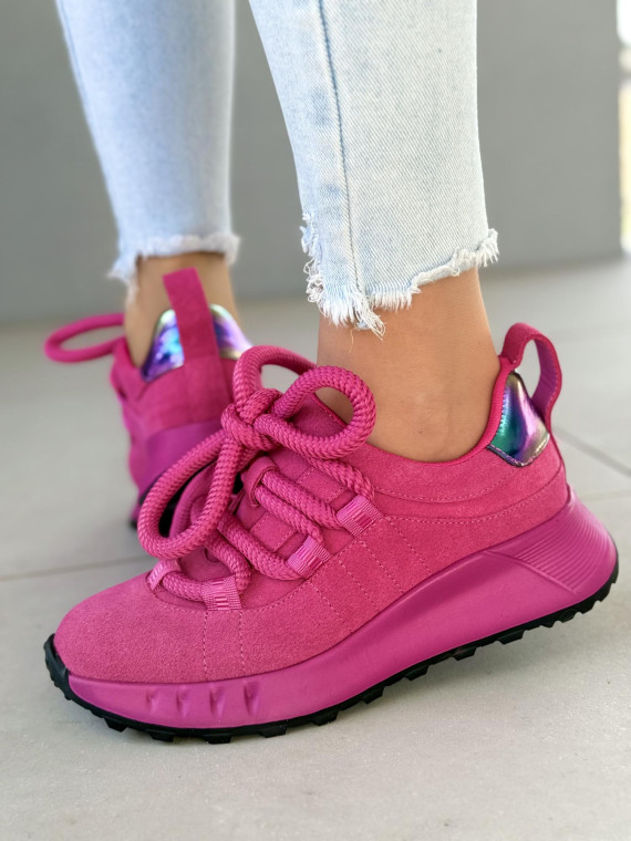 Wyjątkowe sneakersy ze skóry naturalnej