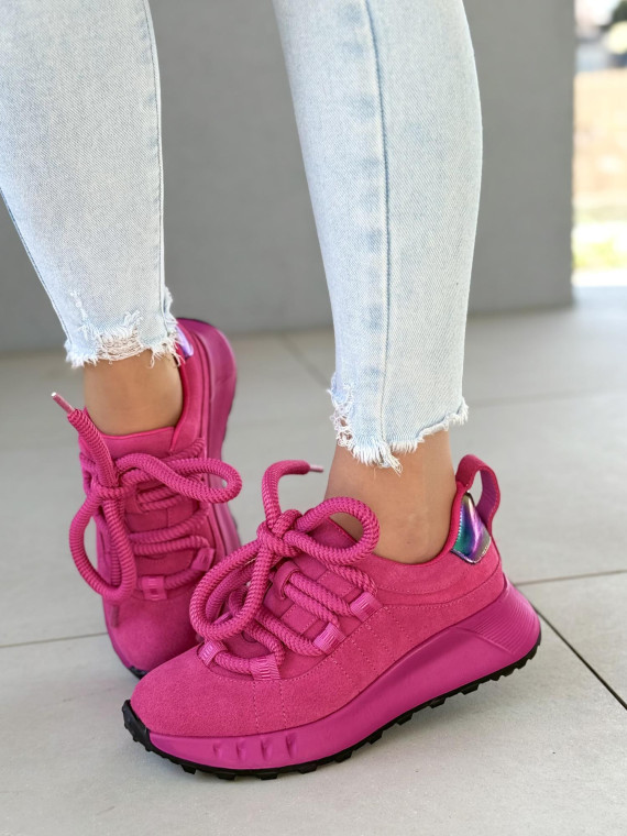 Wyjątkowe sneakersy ze skóry naturalnej