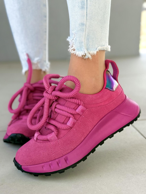 Wyjątkowe sneakersy ze skóry naturalnej