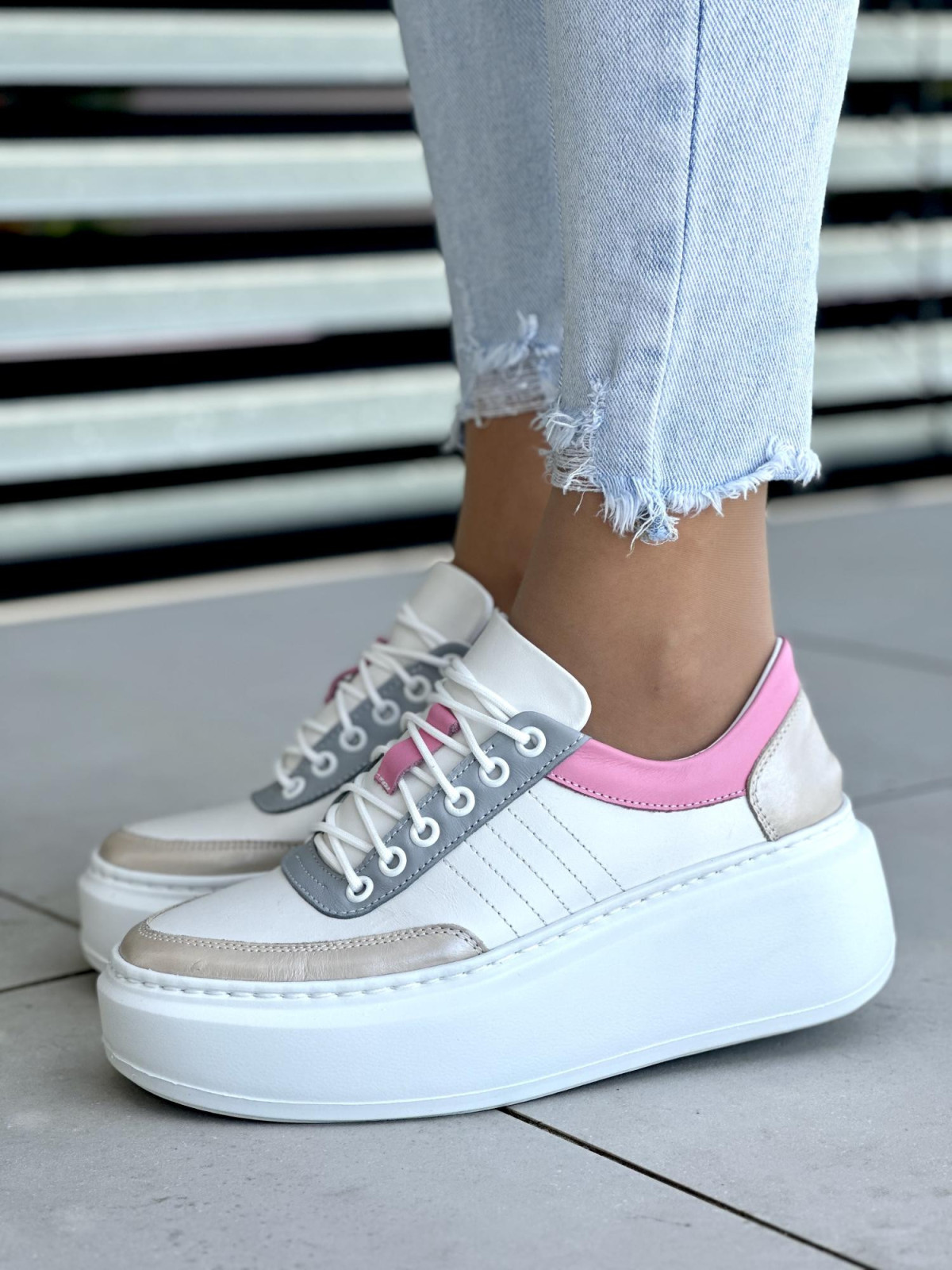 Wielokolorowe-trampki-damskie-Oleksy-skora-naturalna