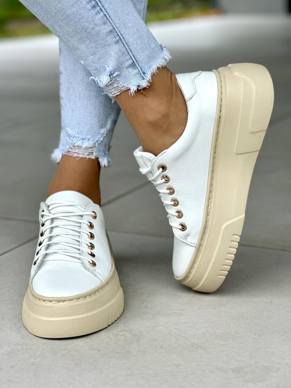 Biale-trampki-damskie-skorzane-oleksy-polskiej-produkcji