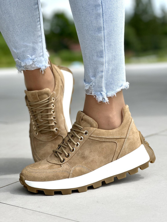 Bezowe-sneakersy-damskie-skorzane-OLEKSY-polskiej-produkcji