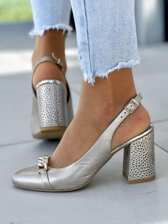 Zlote-sandaly-damskie-skorzane-OLEKSY-na-wygodnym-slupkowym-obcasie