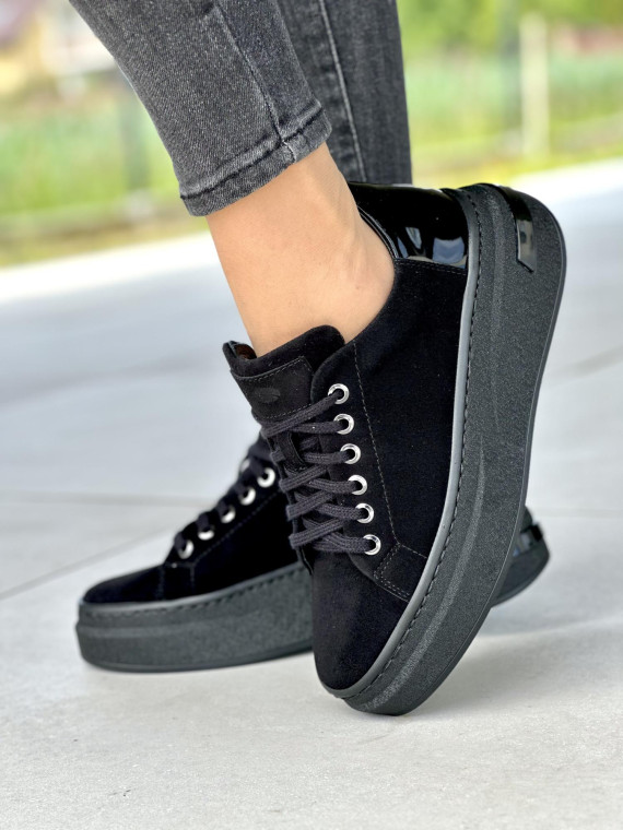 Czarne-sneakersy-damskie-skorzane-OLEKSY-polskiej-produkcji