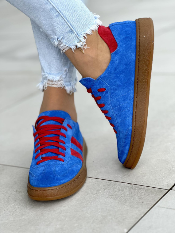 Chabrowe-trampki-damskie-skorzane-OLEKSY-polskiej-produkcji