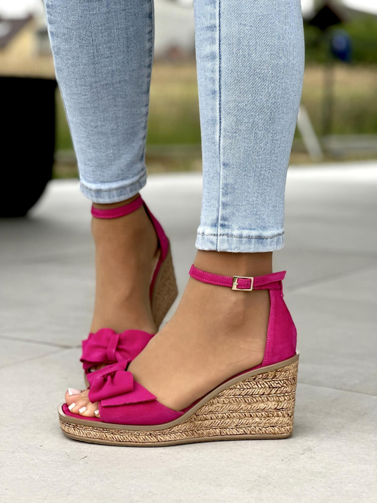 Piękne i wygodne sandały OLEKSY polskiej produkcji ze skóry naturalnej