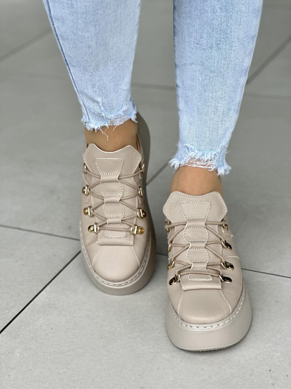 Bezowe-trampki-damskie-skorzane-OLEKSY-polskiej-produkcji