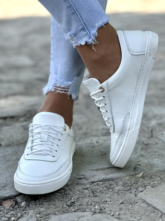 Trampki damskie skórzane OLEKSY polskiej produkcji