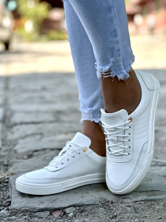 Trampki damskie skórzane OLEKSY polskiej produkcji