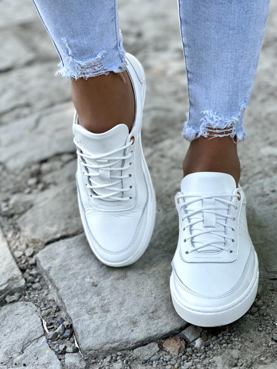 Trampki damskie skórzane OLEKSY polskiej produkcji