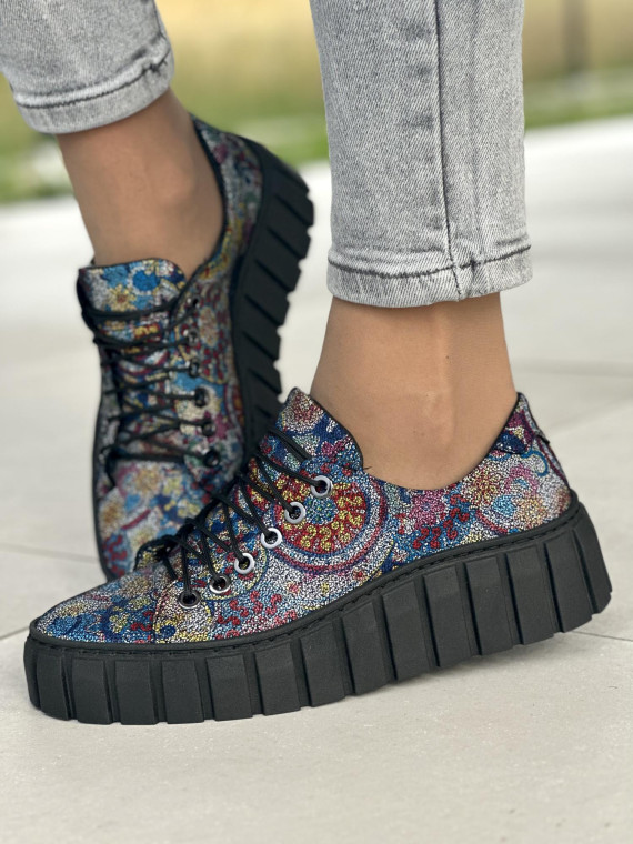 Trampki damskie skórzane OLEKSY polskiej produkcji