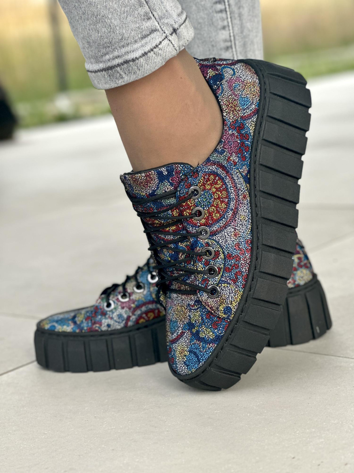 Trampki damskie skórzane OLEKSY polskiej produkcji