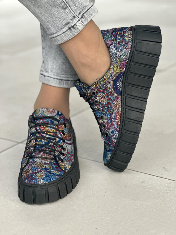 Trampki damskie skórzane OLEKSY polskiej produkcji